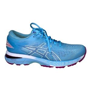 ASICS Gel Kayano 25 Light Blue & Magenta Road Running Tennis Shoe 8W 1012A026